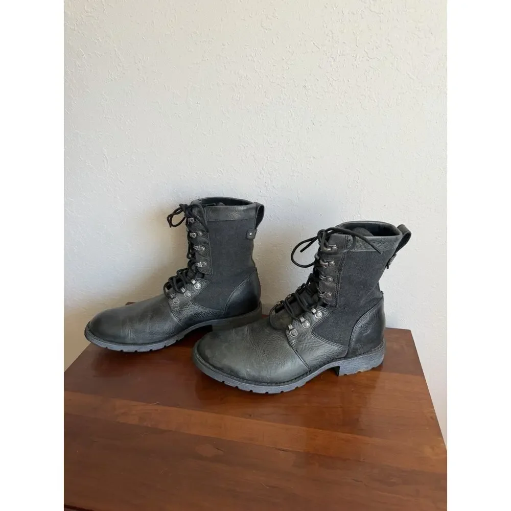 Durango Drifter Slate Black Gray Drifter Military Lacer Combat Boots Mens 9